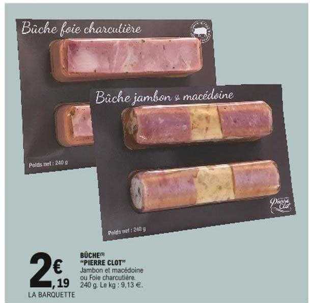 bûche "pierre clot"