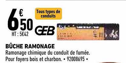 bûche ramonage geb