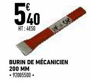 Burin De Mécanicien 200 Mm