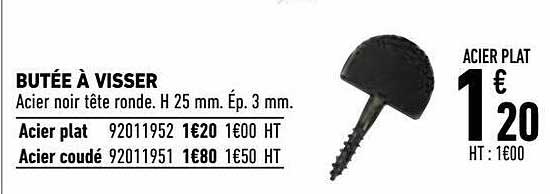 butée à visser