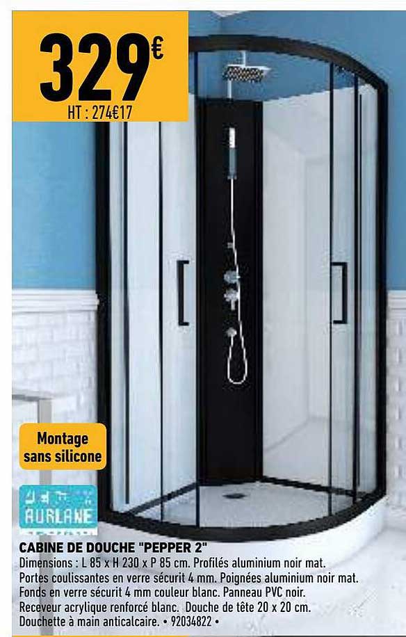 cabine de douche "pepper 2"