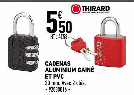 Cadenas Aluminium Gainé Et Pvc Thirard