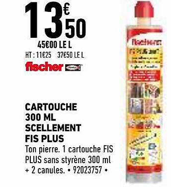cartouche 300 ml scellement fis plus