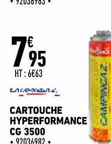 Cartouche Hyperformance Cg 3500 Campingaz