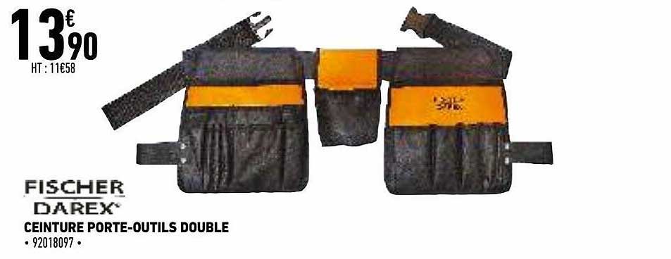 ceinture porte-outils double fischer darex