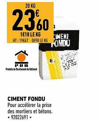 Ciment Fondu