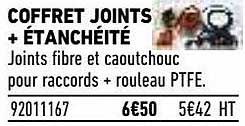 Coffret Joints + étanchéité