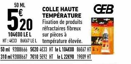 Colle Haute Température Geb