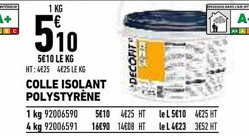 Colle Isolant Polystyrène
