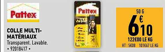 colle multi-matériaux pattex