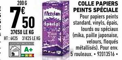 colle papiers peints spéciale