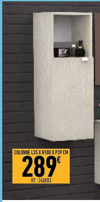colonne l35 x h100 x p39 cm