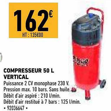 Compresseur 50 L Vertical
