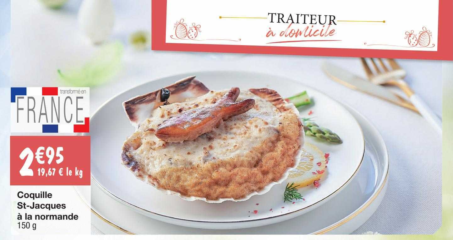 Coquille St-jacques à La Normande