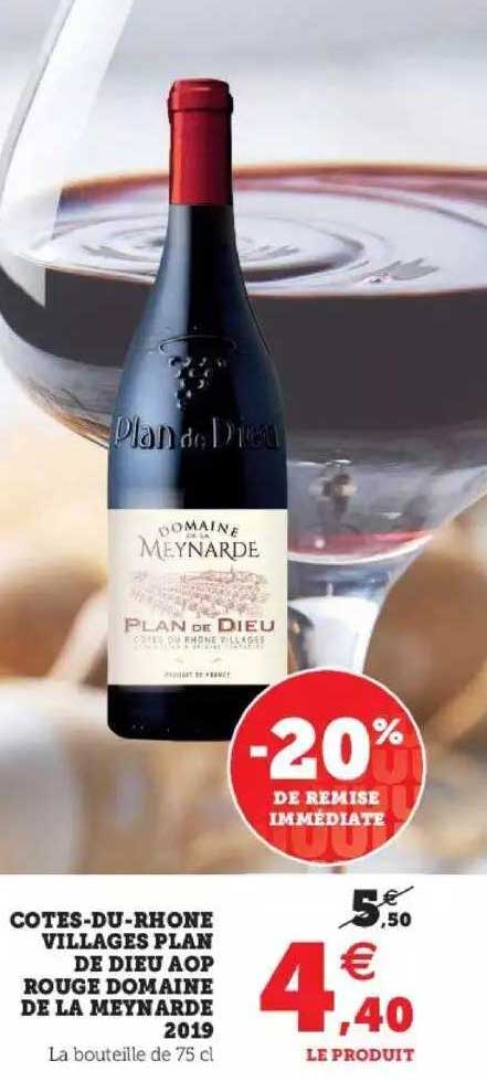 côtes-du-rhône villages plan de dieu aop rouge domaine de la meynard 2019