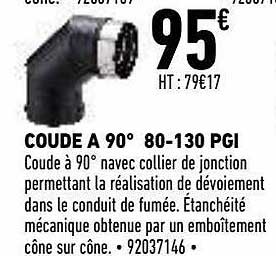 coude à 90° 80-130 pgi