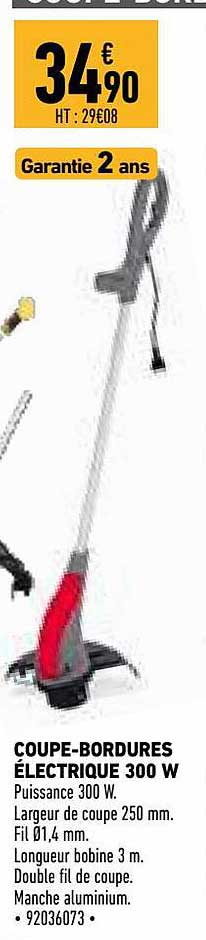 coupe-bordures électrique 300 w