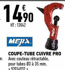 coupe-tube cuivre pro