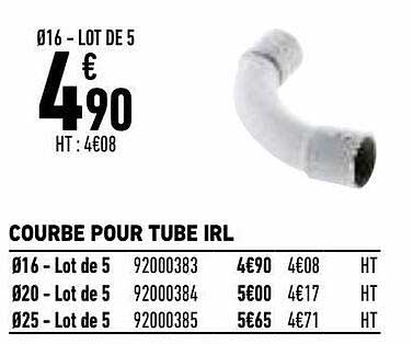 Courbe Pour Tube Irl