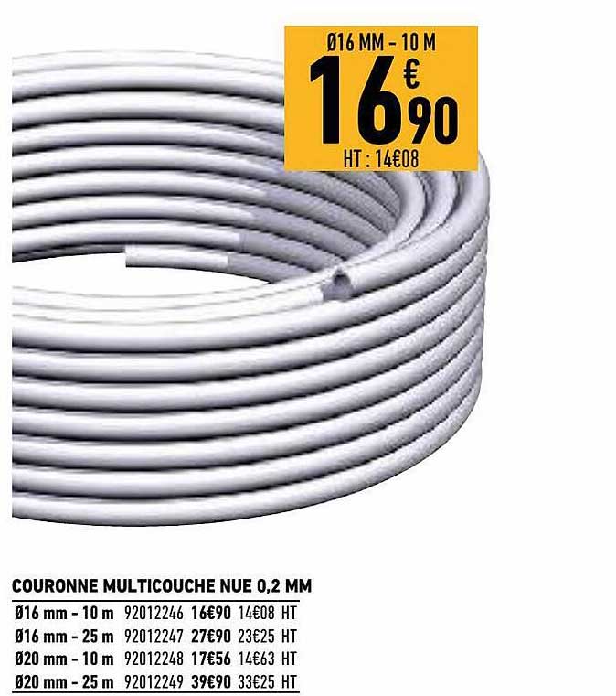 couronne multicouche nue 0,2 mm