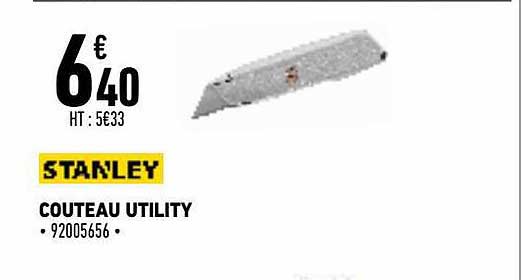 couteau utility stanley