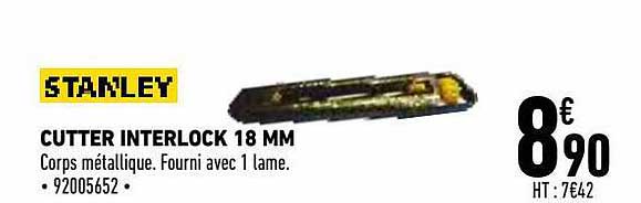 cutter interlock 18 mm stanley