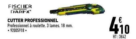 Cutter Professionnel Fischer Darex