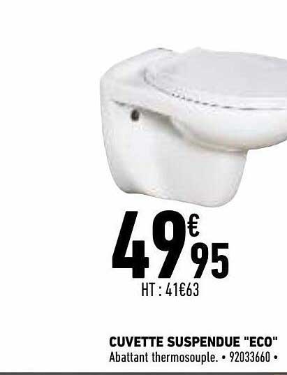 cuvette suspendue "eco"