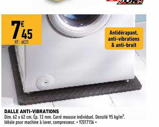 dalle anti-vibrations