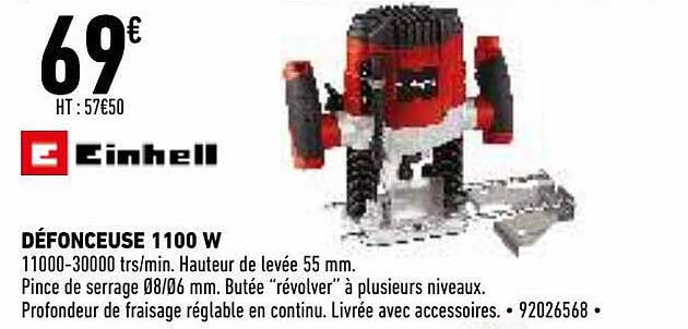 Défonceuse 1100 W Einhell