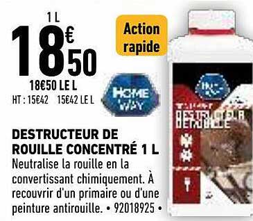 destructeur de rouille concentré 1 l home way