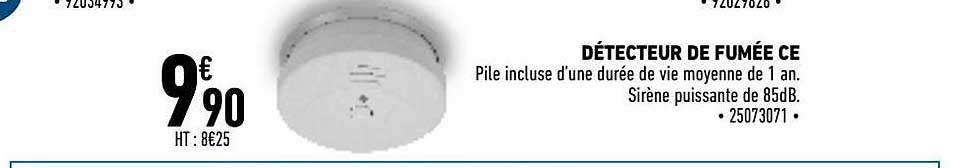 Détecteur De Fumée Ce