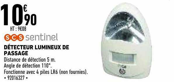 détecteur lumineux de passage scs sentinel