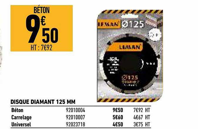 Disque Diamant 125 Mm
