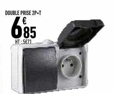 double prise 2p+t