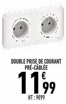 double prise de courant