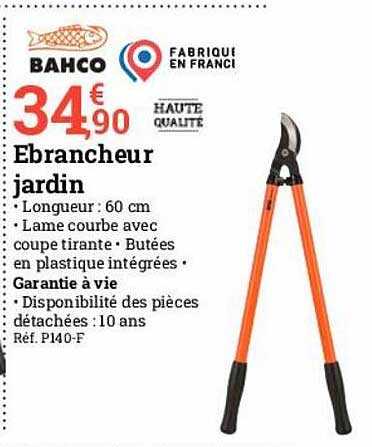 ebrancheur jardin bahco