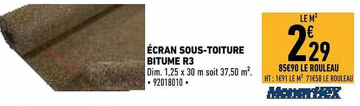 écran sous-toiture bitume r3