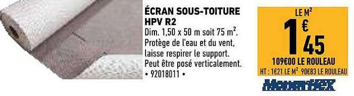 écran sous-toiture hpv r2