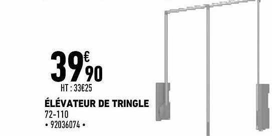 élévateur de tringle