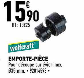 emporte-pièce wolfcraft