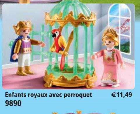 Enfants Royaux Avec Perroquet