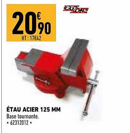 étau acier 125 mm go-on!