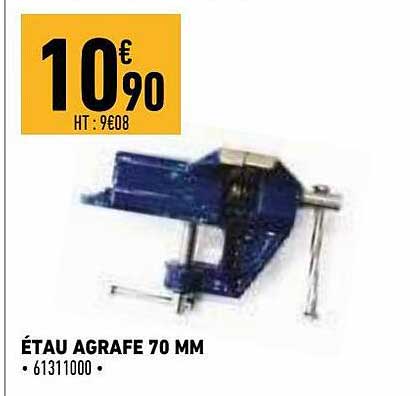 étau agrafe 70 mm
