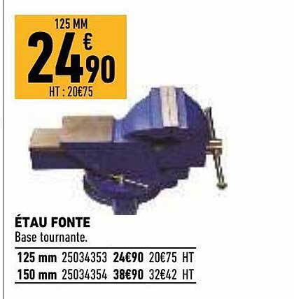 étau fonte