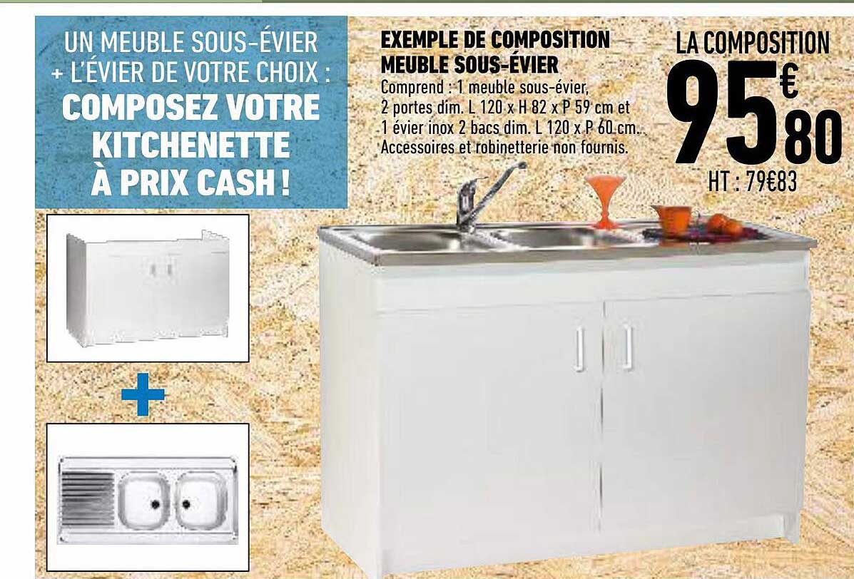 exemple de composition meuble sous-évier