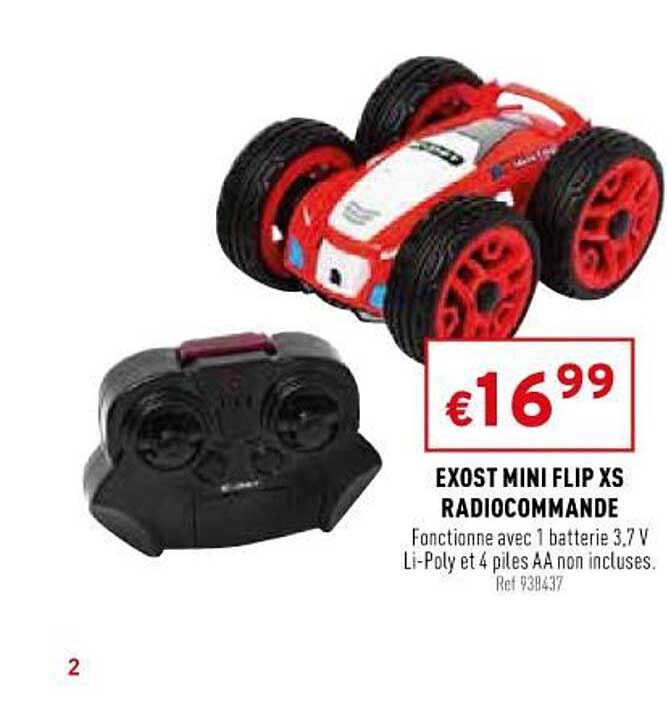 exost mini flip xs radiocommande