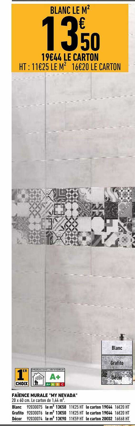 Faïence Murale "my Nevada"