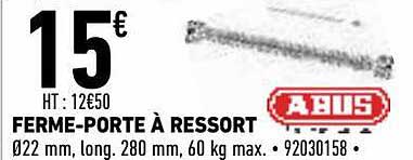 ferme-porte à ressort abus