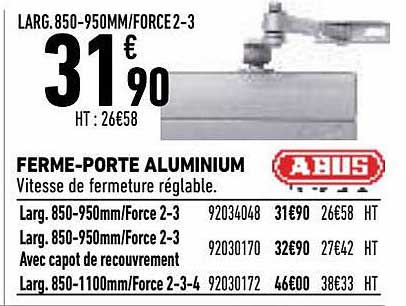 ferme-porte aluminium abus